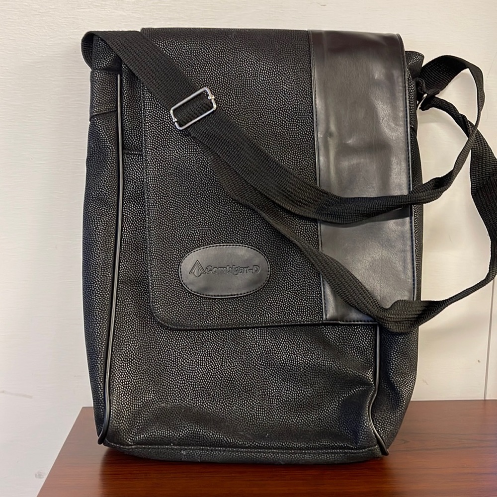 Black tall work bag